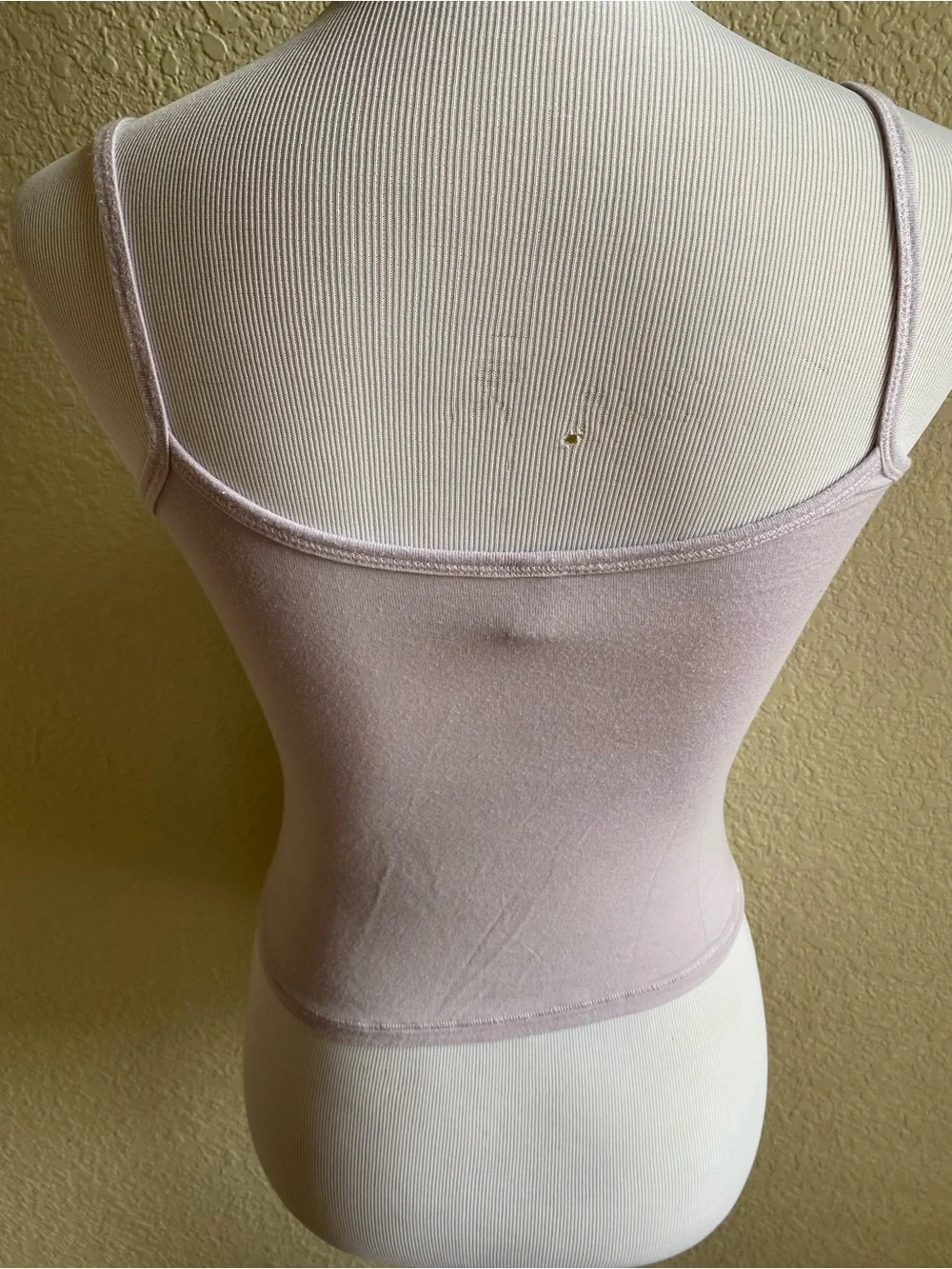 Skims Sienna Iris Purple Spaghetti Strap Tank Sleep Top Lightweight Cropped: M - Picture 3 of 7